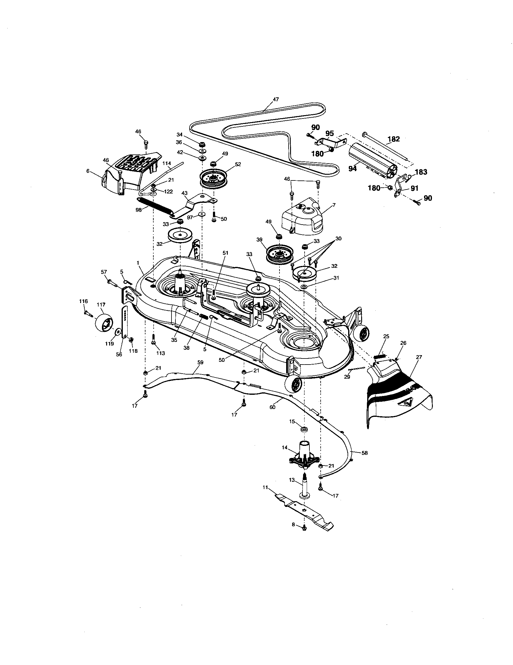 Mower deck