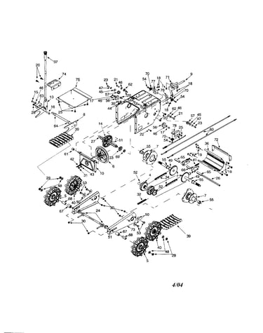 Axle/chain/driveshaft