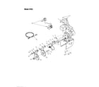 MTD 31AH763G401 v-belt/auger pulley diagram