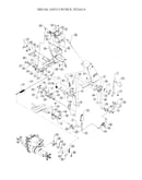 Brake and control pedals