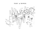 Frame and drawbar