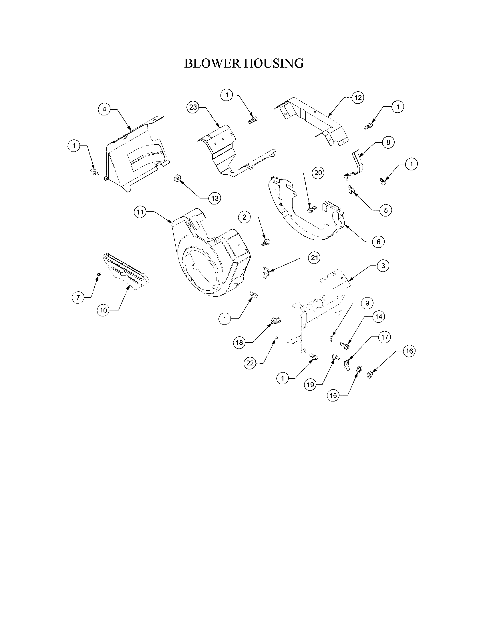 Blower housing