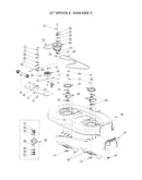 42" spindle assembly