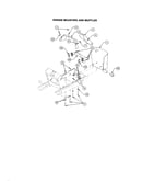 Engine mounting and muffler