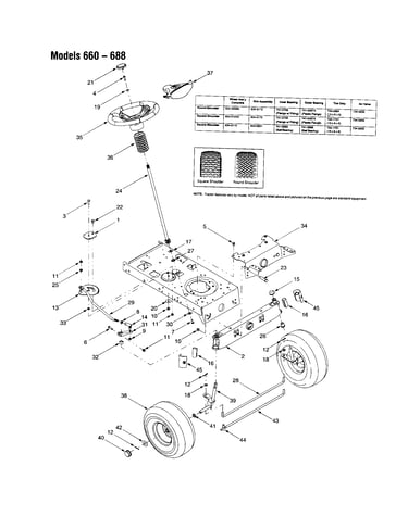 Axle and steering assembly