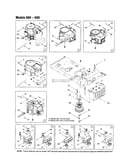 Engine/muffler/deck