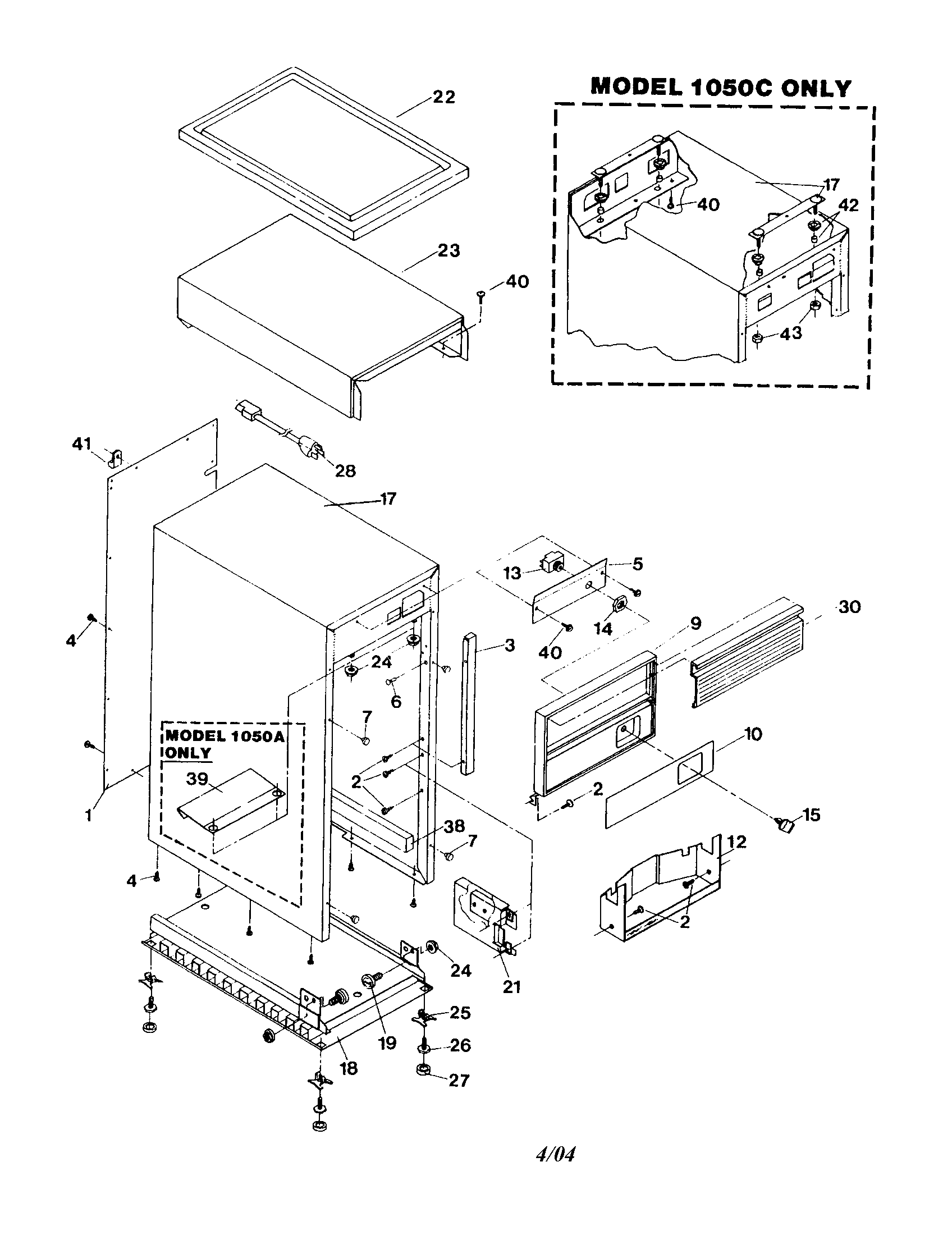 CABINET/CONTROL PANEL