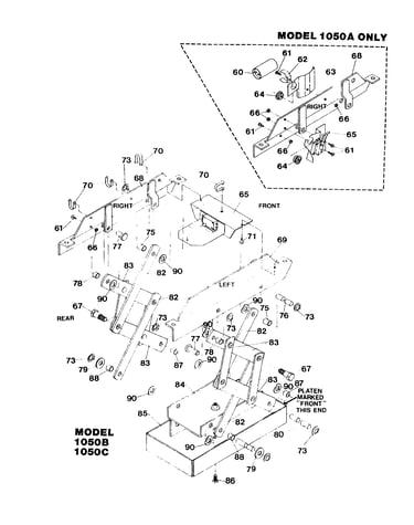 Ram/switch/top rail