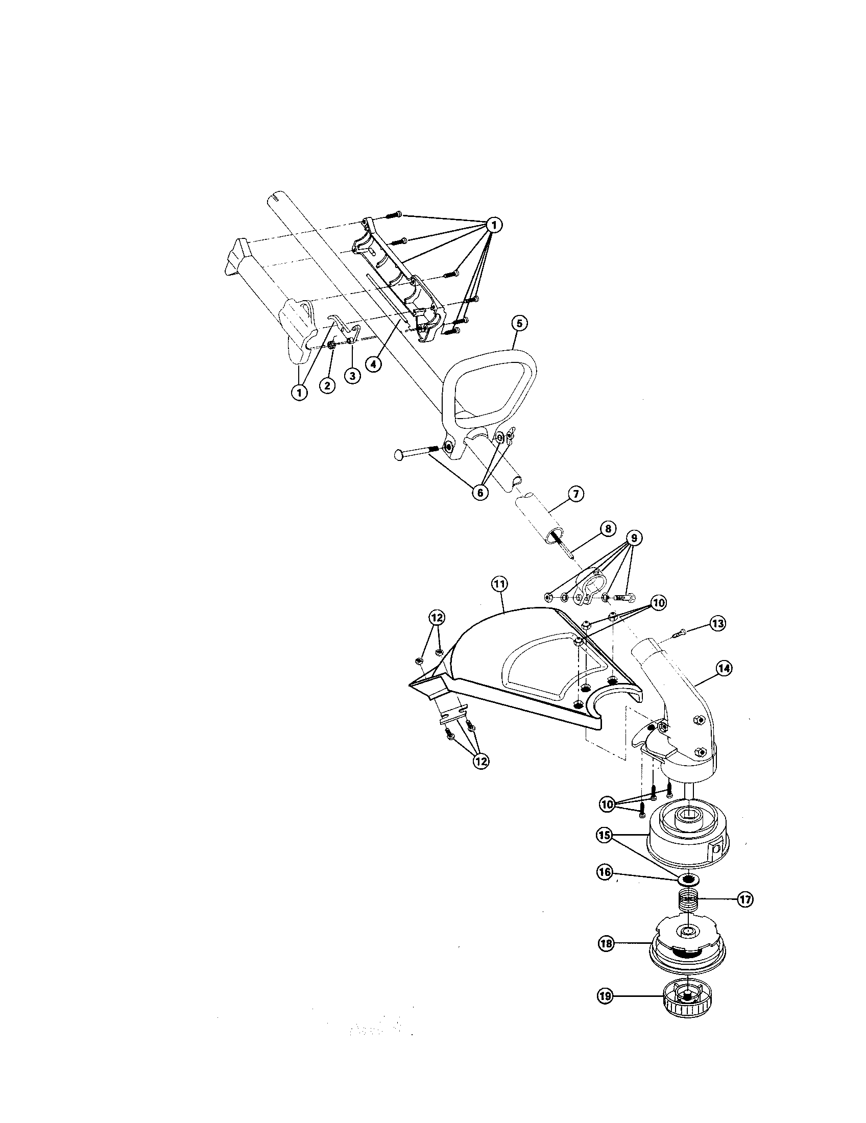 Boom and trimmer