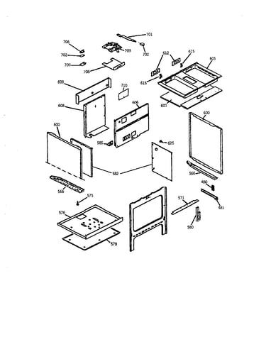 Lower oven cabinet