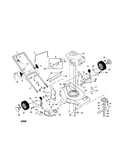 Engine/housing/handle/blade