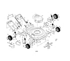 Craftsman 917387461 rotary mower diagram