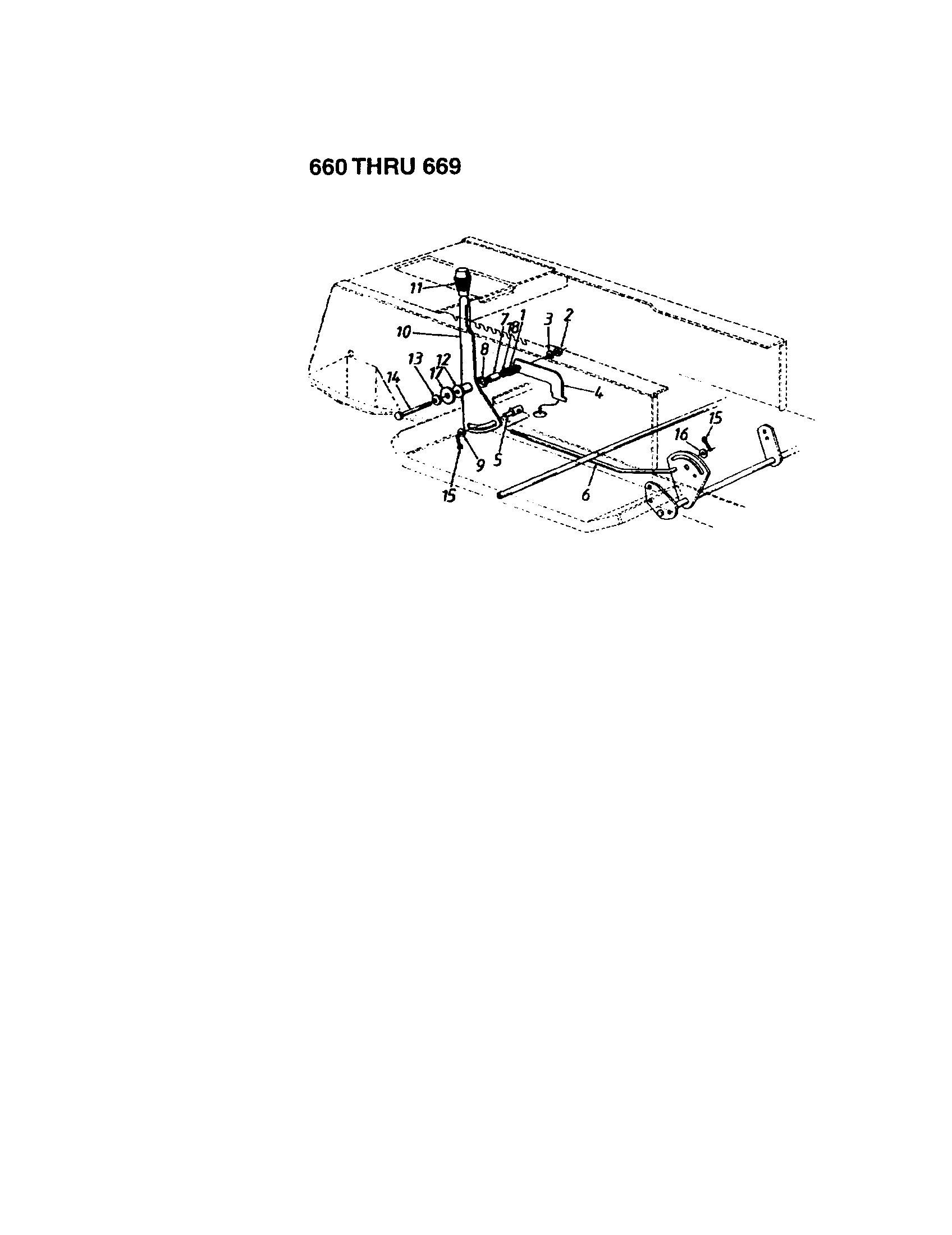 SHIFT LEVER SUPPORT