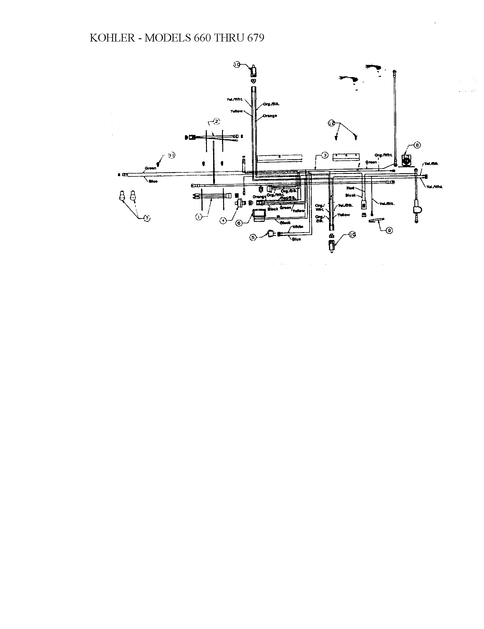 Solenoid/wire harness/ammeter