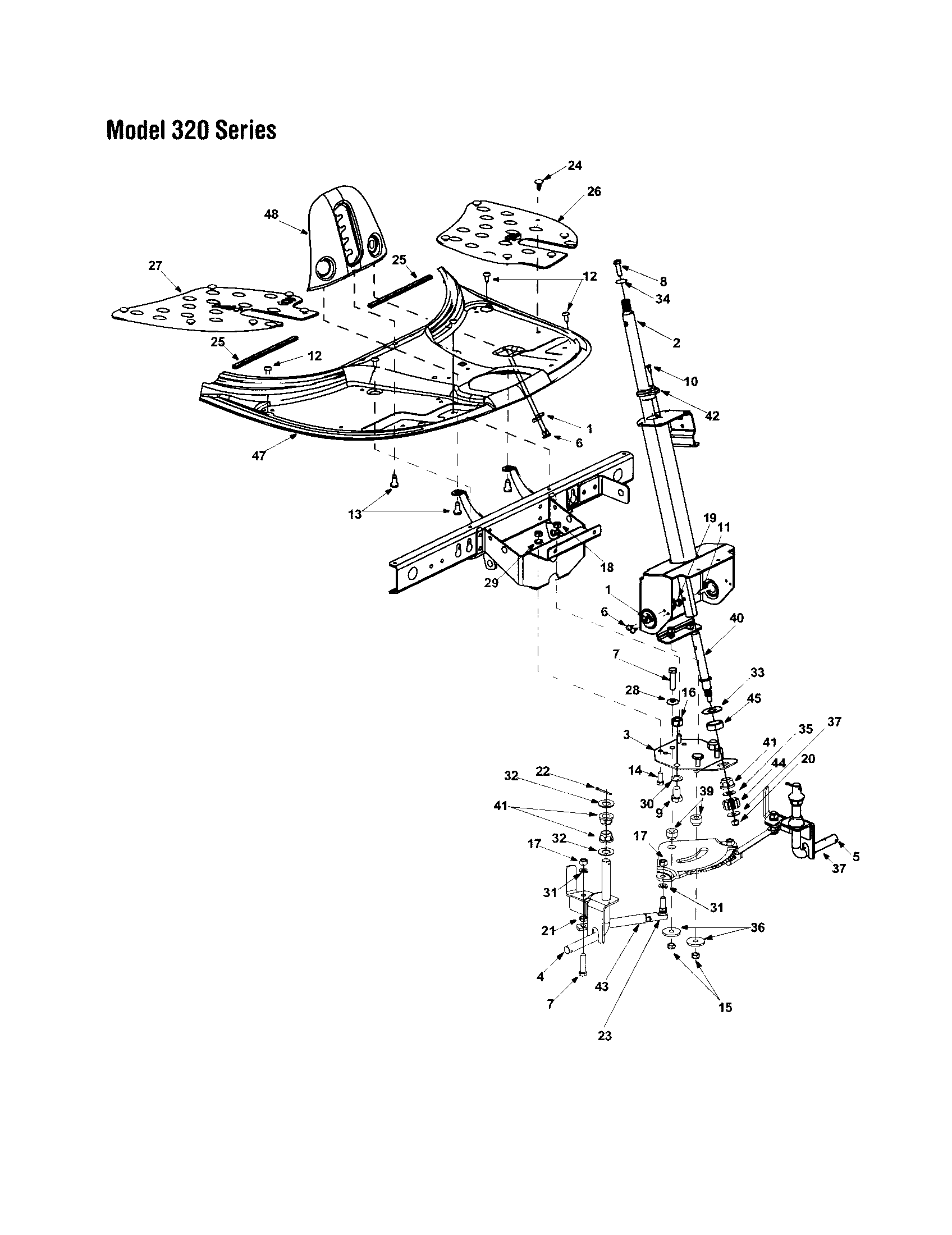 UPPER FRAME COVER/STEERING TUBE