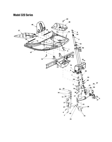 Upper frame cover/steering tube