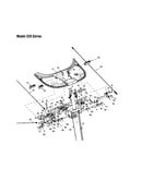 Shaft/shift cam/brake pedal