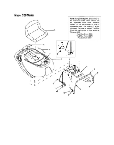 Seat/hood