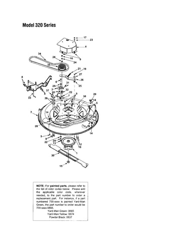 Spindle/deck
