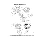 MTD 607 fuel line hose/oil drain/exhaust diagram