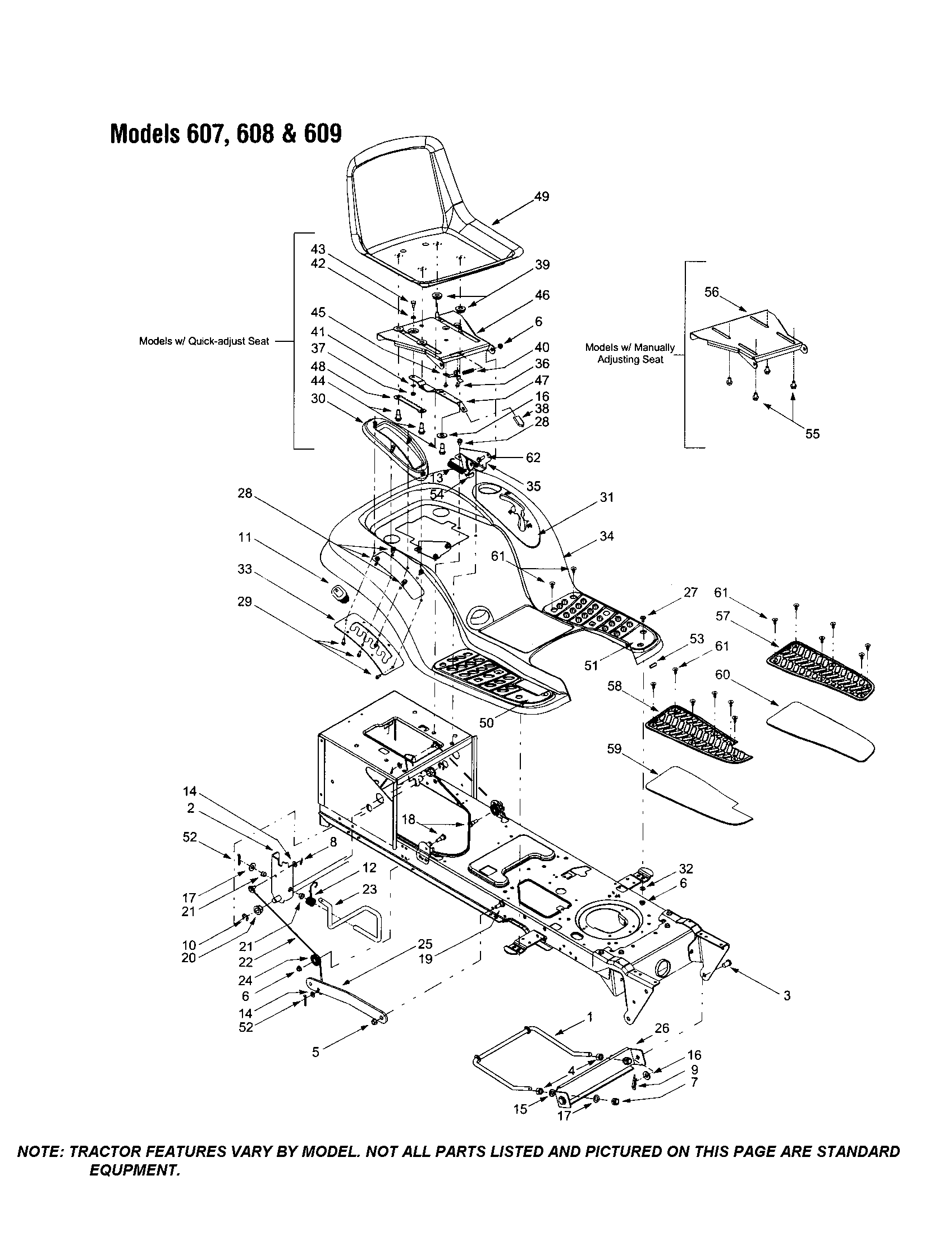 HIGH BACK SEAT/FENDER