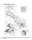 Lower frame/wheel/belt
