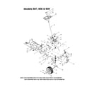 MTD 13AI608H062 steering assembly diagram