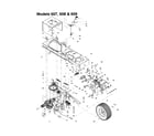 MTD 607 drive system diagram