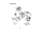MTD 14BJ845H062 hood/grille 820 and 840 diagram