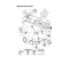 MTD 820 THRU 828 lift handle assembly diagram