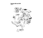 MTD 14AJ845H062 hood/grille - style 9 - 829 and 849 diagram