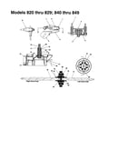 Axle and brake arm