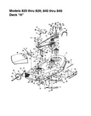 Deck "h" assembly
