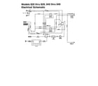 MTD 820 THRU 829 electrical schematic diagram