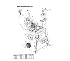 MTD 14AS825H062 steering assembly/front wheel diagram