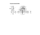 MTD 14AS825H062 transmission assembly - 618-0301a diagram