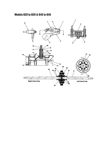 Axle / upper housing
