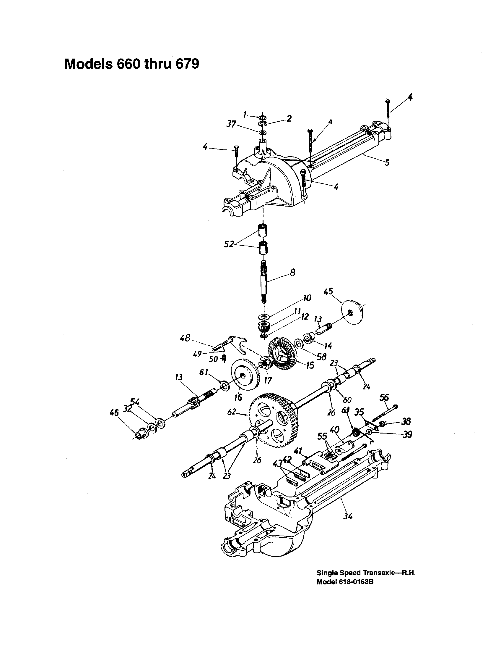 UPPER AND LOWER HOUSING