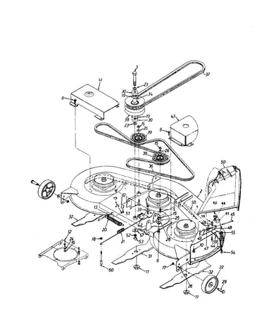 Deck "h" assembly