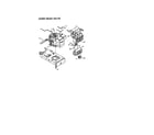 MTD 660 THRU 679 hose clamp/muffler/fuel line diagram