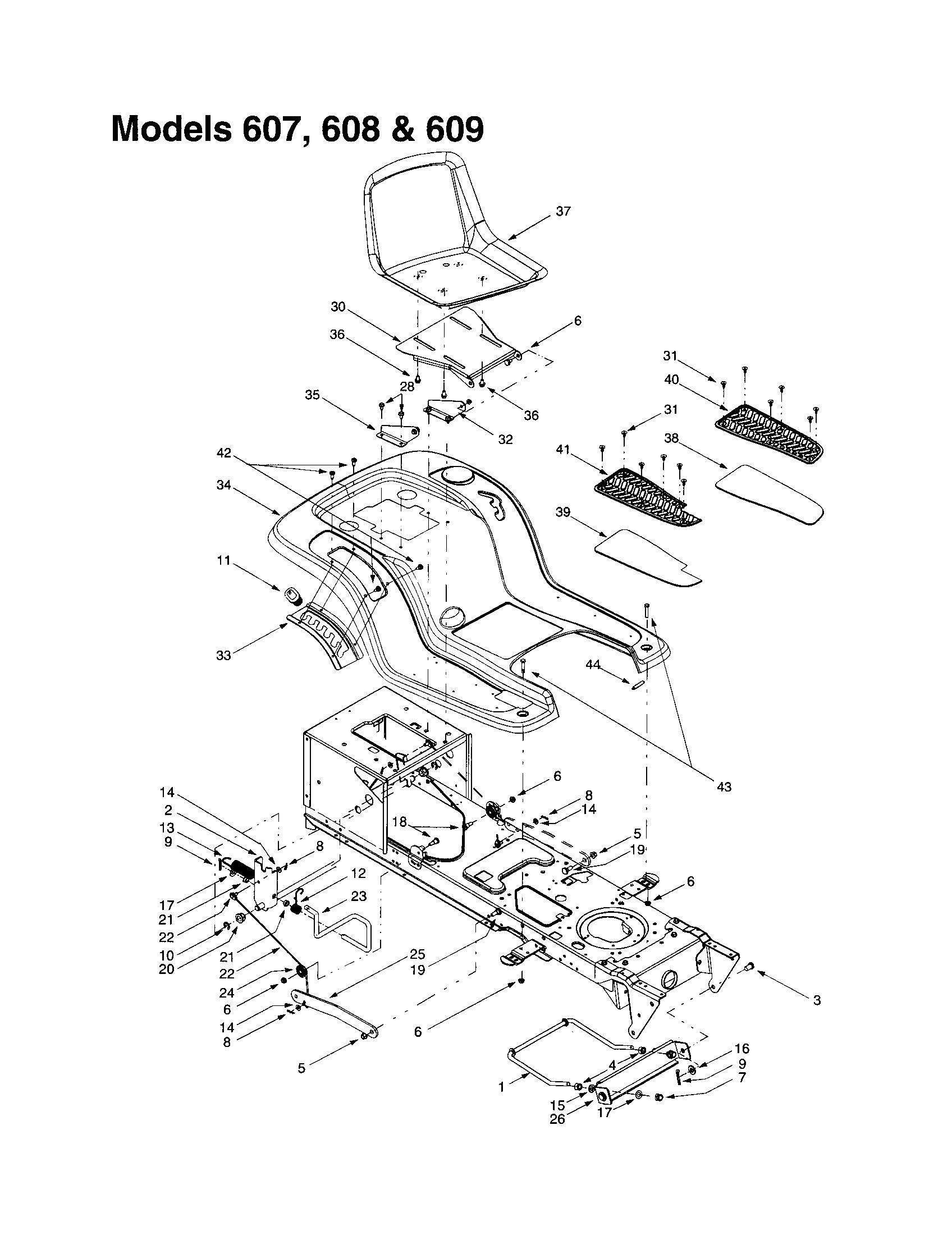 Seat and fender
