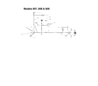 MTD 608 bulb/socket headlight assembly diagram