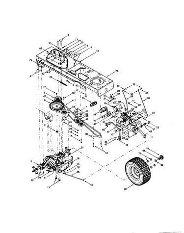 Transmission/brake assemblies