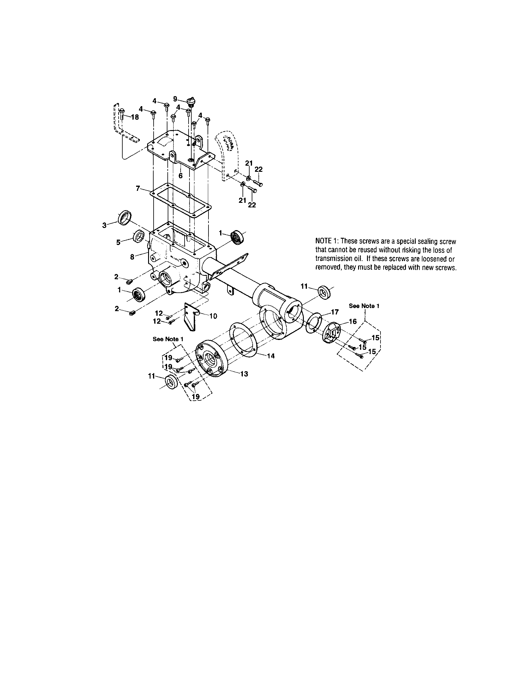Transmission housing/covers/seals