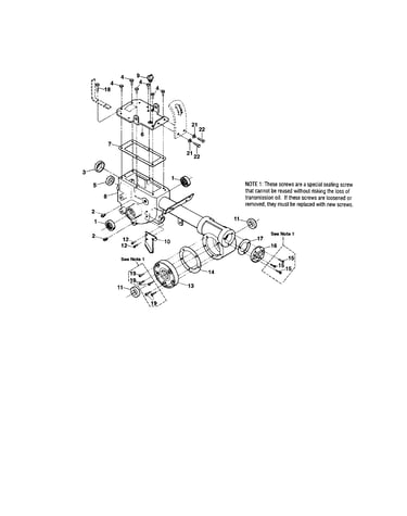 Transmission housing/covers/seals