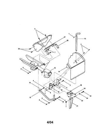 Tine hood/transmission