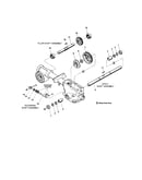 Wheel, eccentric and tiller shafts