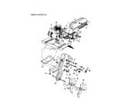 MTD 340 THRU 390 engine/tine shield/chain case diagram