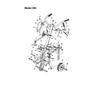 MTD 21A-342-062 handle/cover-handle/frame - 390 diagram