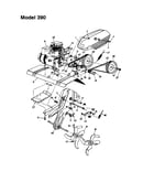 Engine/belt cover/tine shield - 390